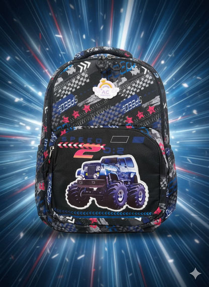 Mochila escolar 3 en 1 sin luces AMC-2635