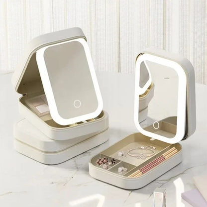 Joyero organizador de accesorios con luz AMC-1979