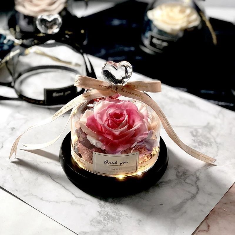 Flor eterna corazón  AMC-1913