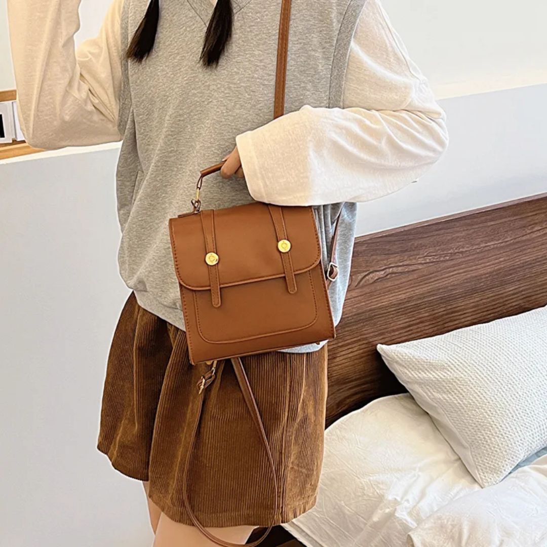 Mini mochila de cuero  AMC-2295