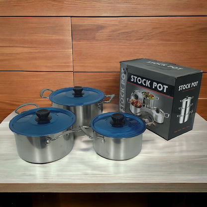 Set de ollas metálicas de 3 pcs AMC-1423