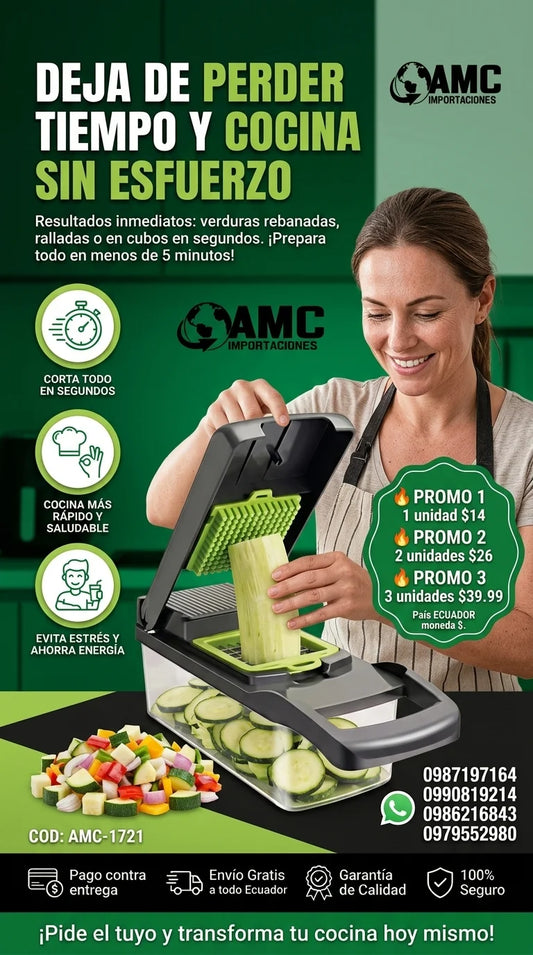 Picadora de verduras 16 en 1 AMC-1721